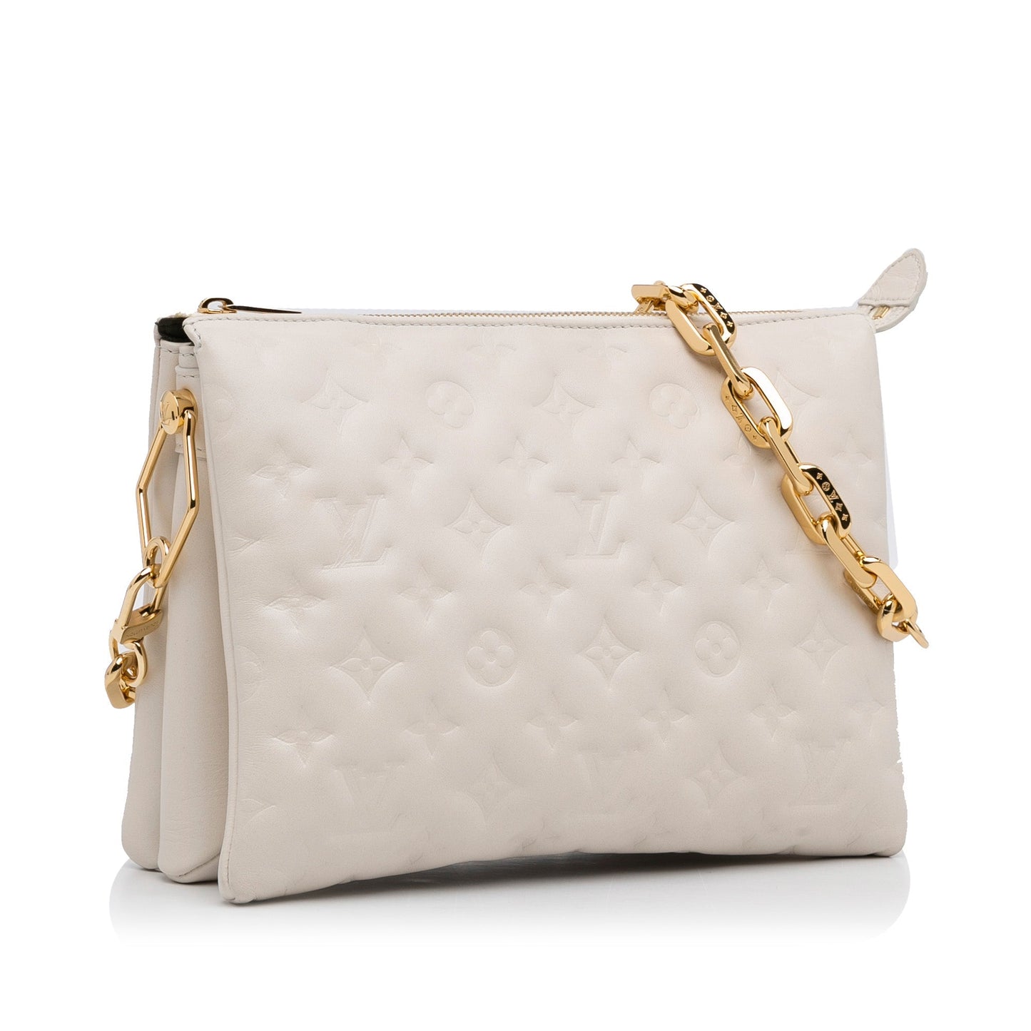 Louis Vuitton Coussin PM White Monogram Empreinte