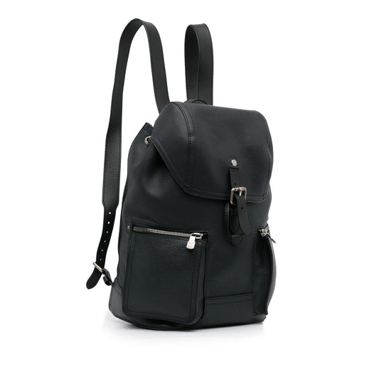 Louis Vuitton Utah Canyon Backpack Black Calfskin