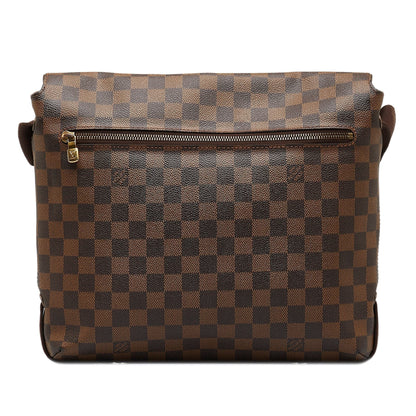 LOUIS VUITTON Damier Ebene Brooklyn MM Crossbody Bag