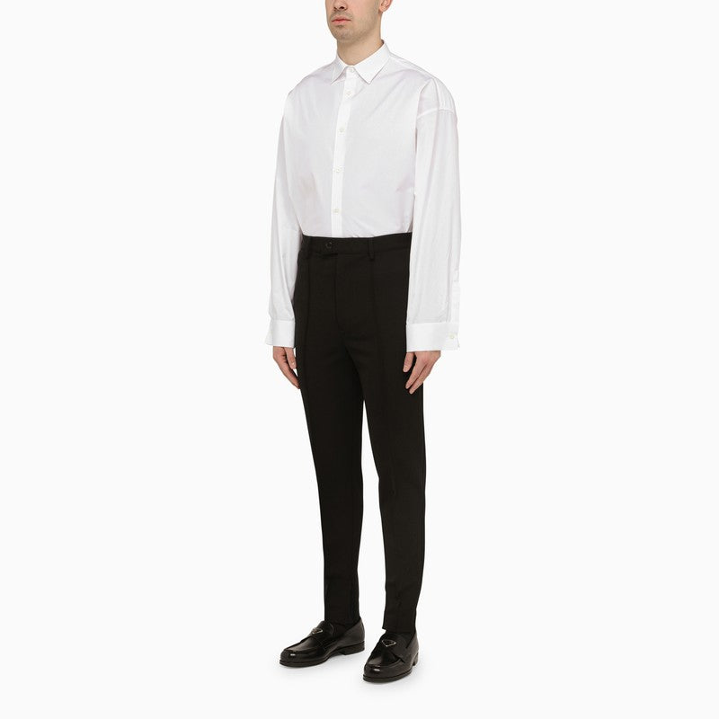 Prada White Cotton Shirt Men