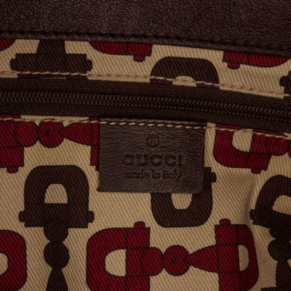 Brown Gucci Guccissima Abbey D-Ring Tote Bag