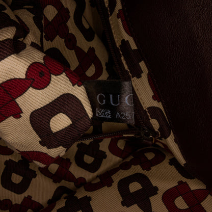 Brown Gucci Guccissima Abbey D-Ring Tote Bag