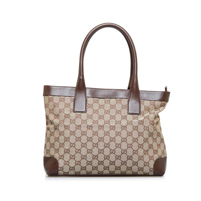 Brown Gucci GG Canvas Tote