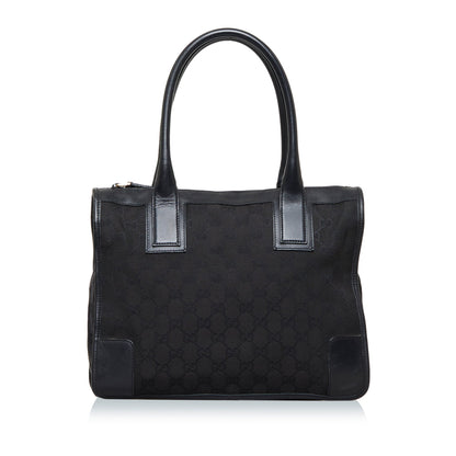 Black Gucci GG Canvas Tote