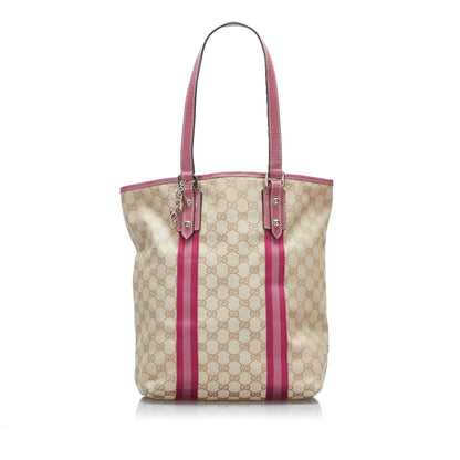 Brown Gucci GG Canvas Jolicoeur Tote