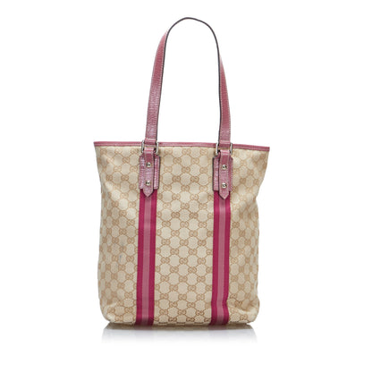 Brown Gucci GG Canvas Jolicoeur Tote