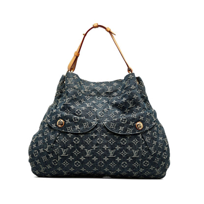 LOUIS VUITTON Monogram Denim Daily GM Hobo Bag