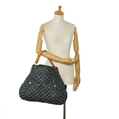 LOUIS VUITTON Monogram Denim Daily GM Hobo Bag