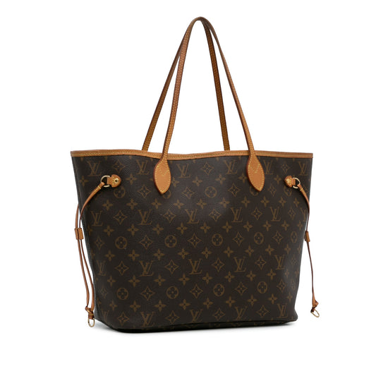 Brown Louis Vuitton Monogram Neverfull MM Tote Bag