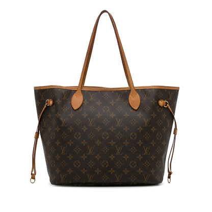 Brown Louis Vuitton Monogram Neverfull MM Tote Bag