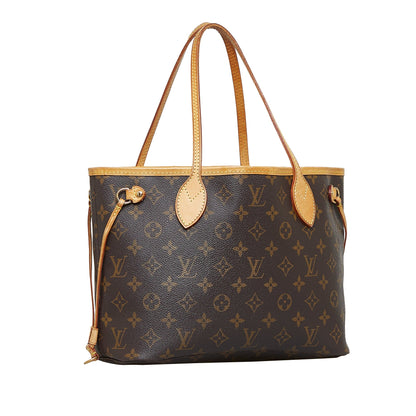 Brown Louis Vuitton Monogram Neverfull PM Tote Bag