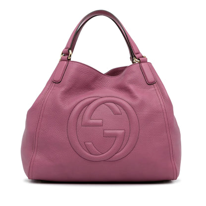 Pink Gucci Medium Soho Cellarius Tote