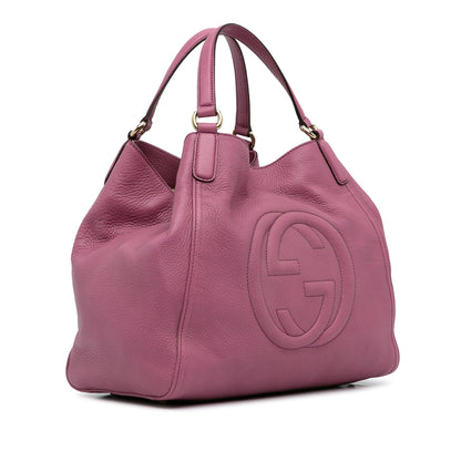 Pink Gucci Medium Soho Cellarius Tote