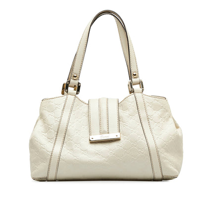 White Gucci Guccissima New Ladies Tote Bag