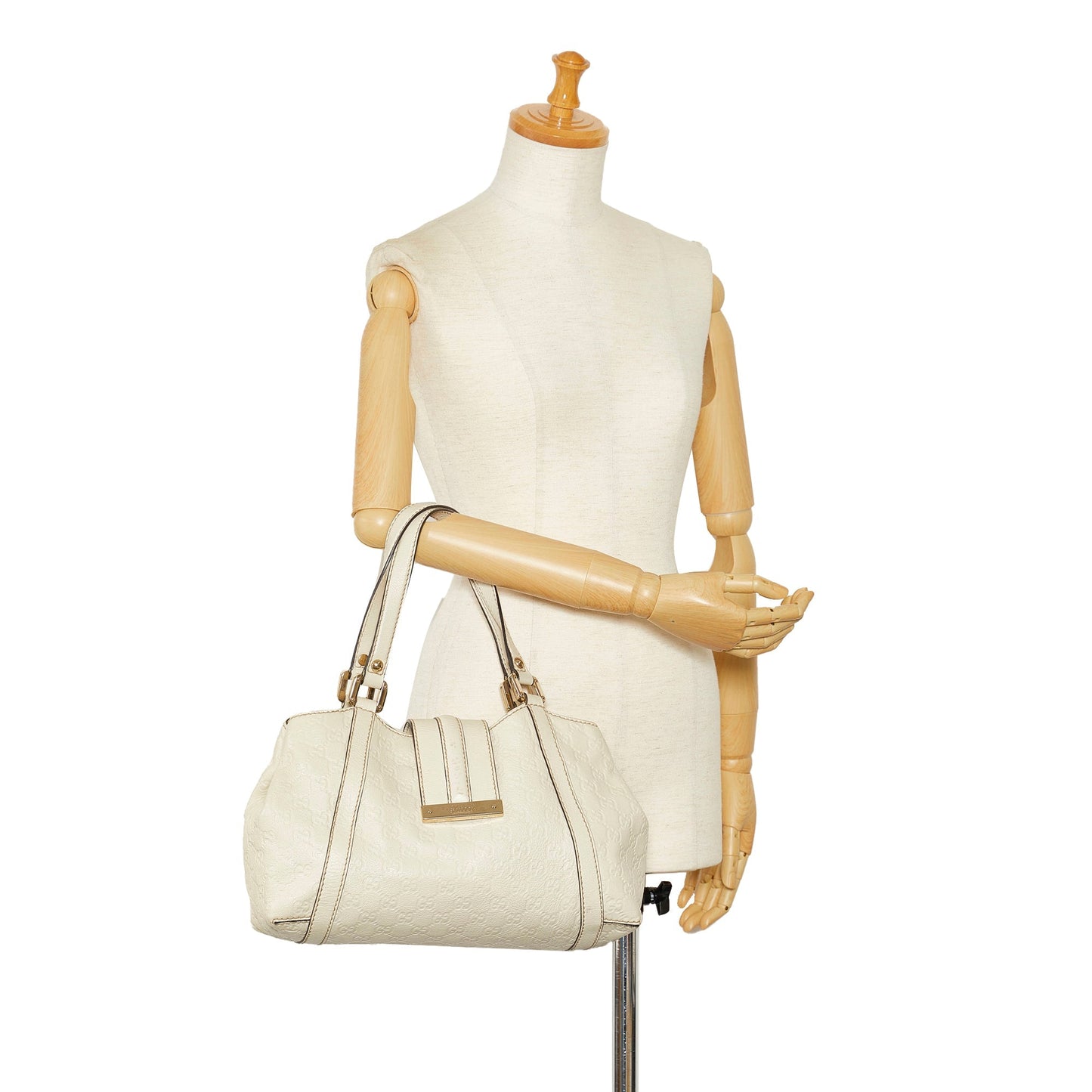 White Gucci Guccissima New Ladies Tote Bag