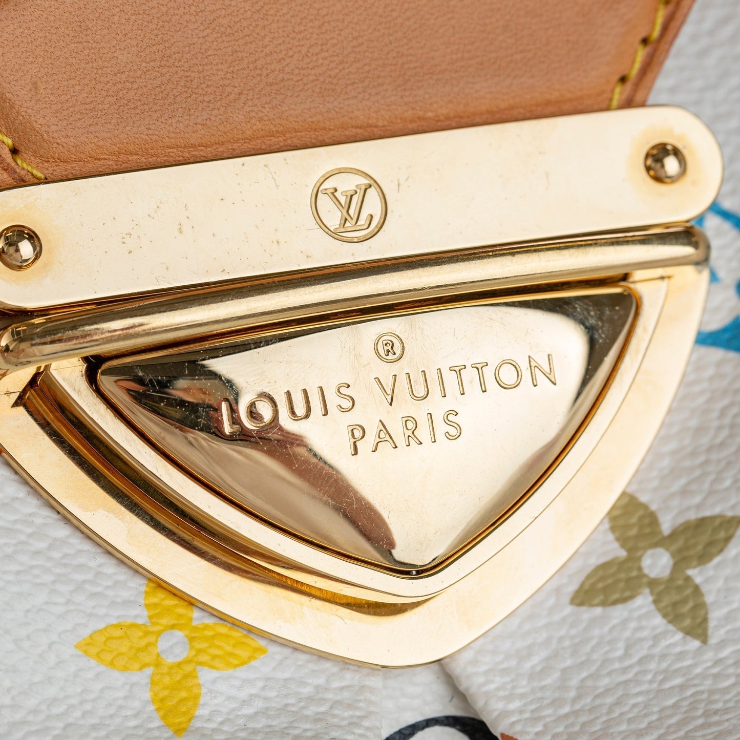 Louis Vuitton Ursula White Multicolor Monogram Canvas