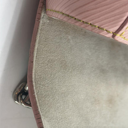 LOUIS VUITTON Twist MM Epi Leather Shoulder Bag Pink