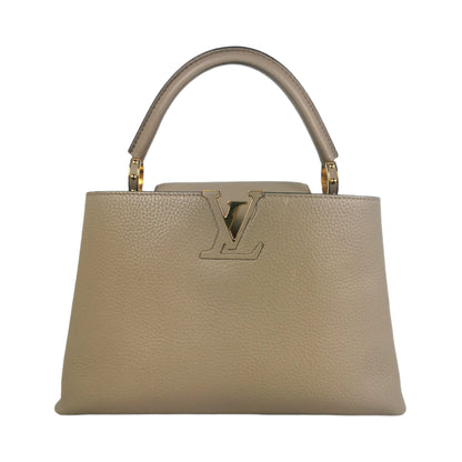 Louis Vuitton Capucines MM Beige Taurillon