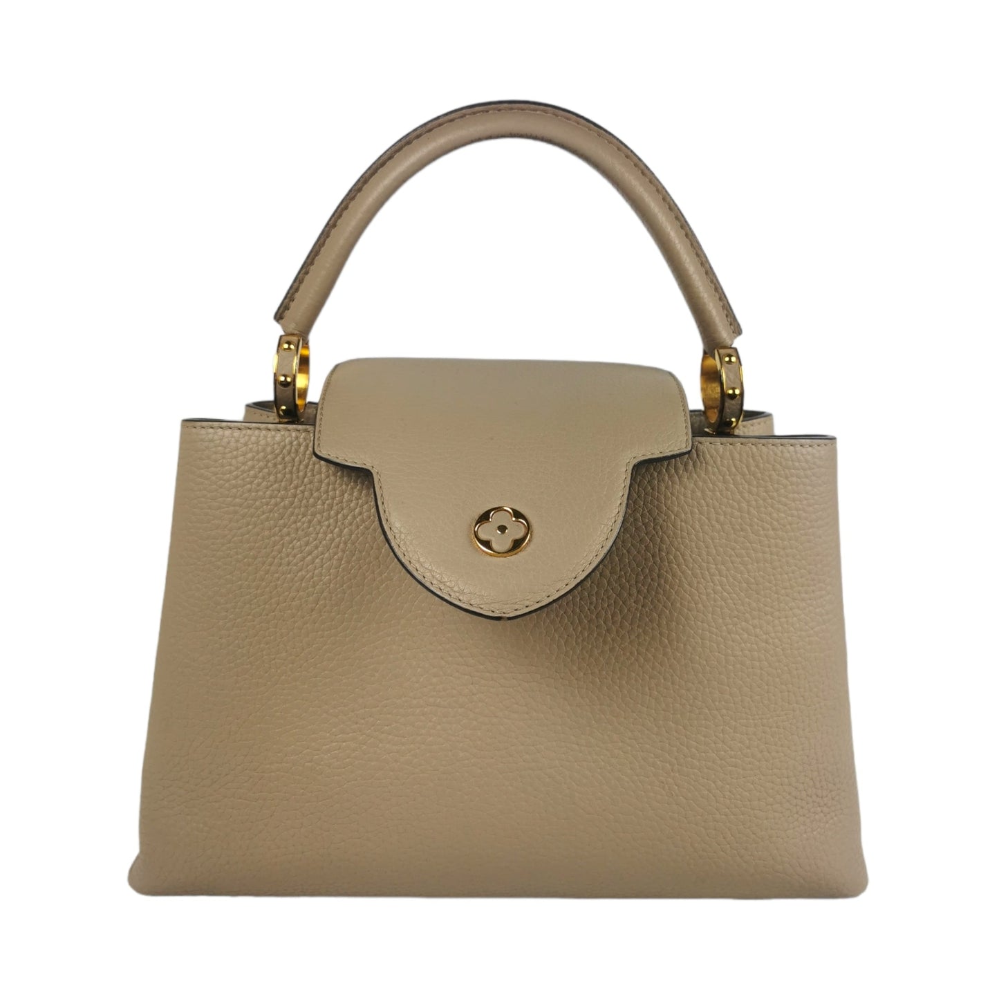 Louis Vuitton Capucines MM Beige Taurillon