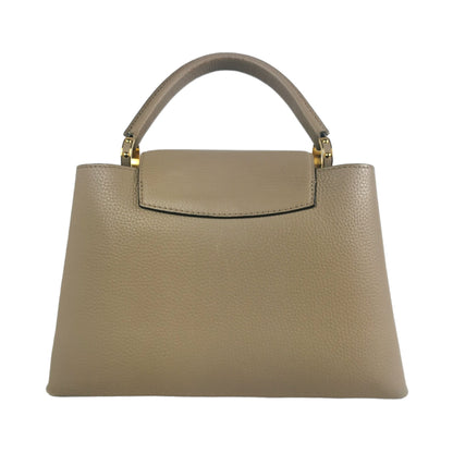 Louis Vuitton Capucines MM Beige Taurillon