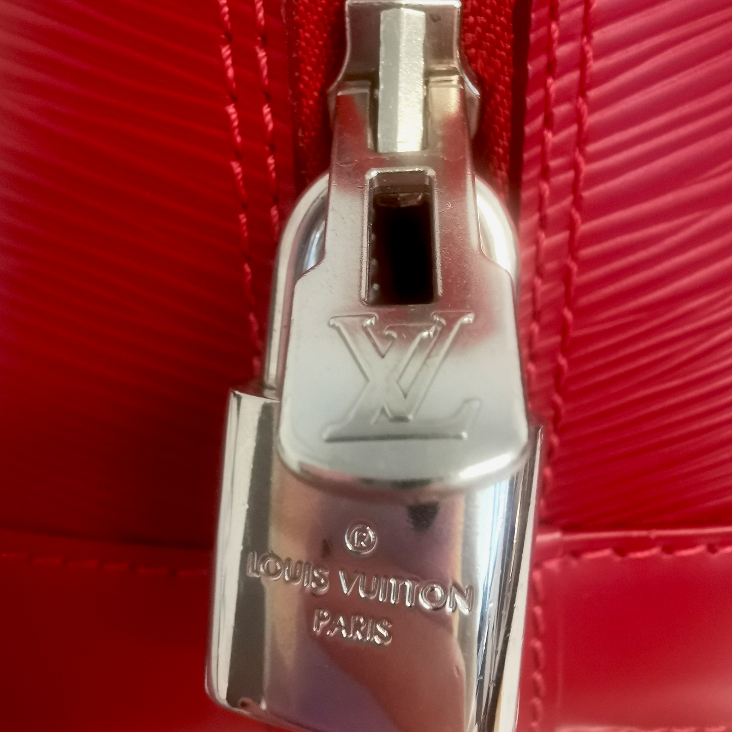 Louis Vuitton Alma Red Epi