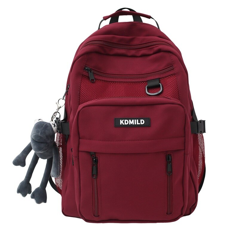 Gothslove Black Backpack for School Large Capacity Multi-Pockets Backpacks Men Waterproof School Bags for Girls Bookbags