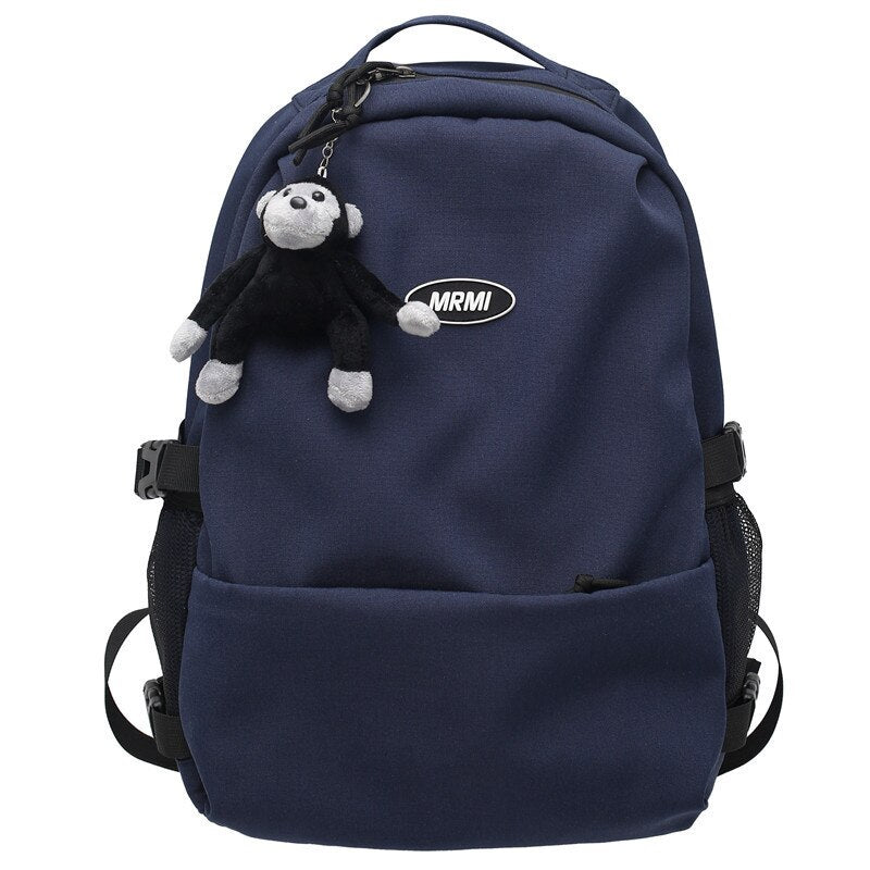 Gothslove Aesthetic Backpacks Collegiate school backpacks Black Waterproof Backpack For High Schoolers Schoolbag