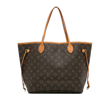 Brown Louis Vuitton Monogram Neverfull MM Tote Bag