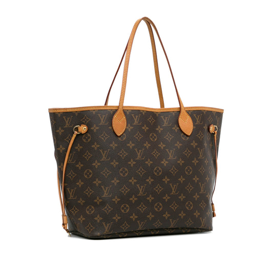 Brown Louis Vuitton Monogram Neverfull MM Tote Bag