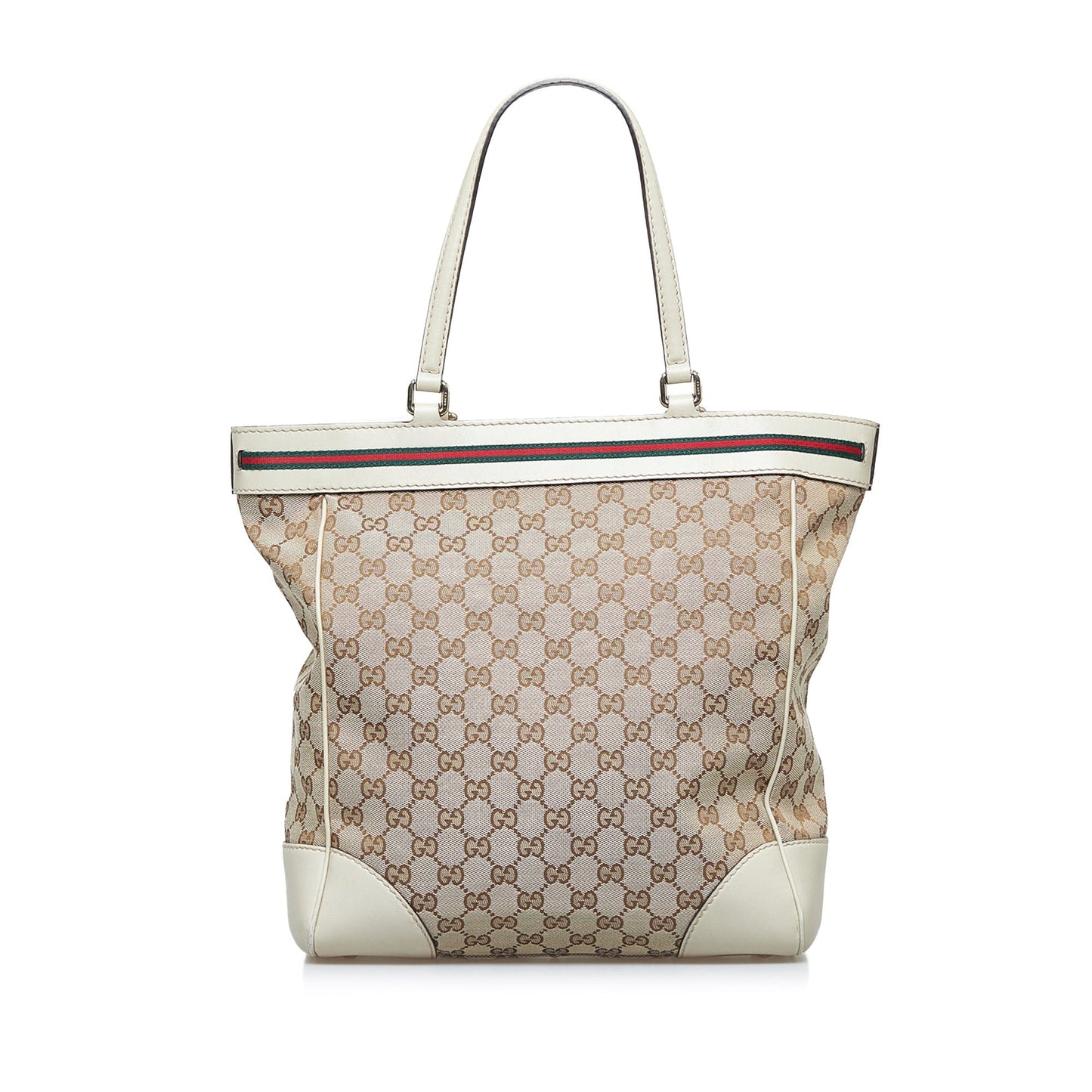 Beige Gucci GG Canvas Mayfair Tote Bag