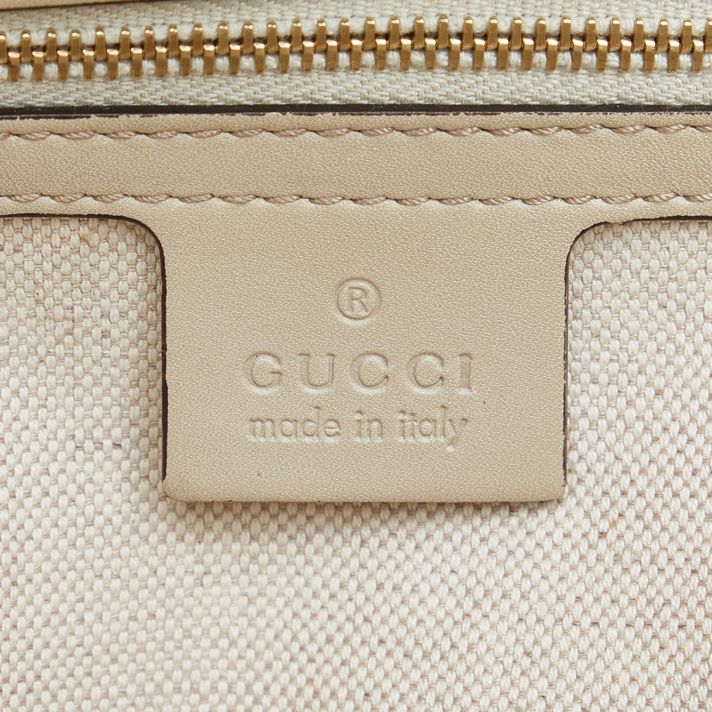 Beige Gucci GG Canvas Mayfair Tote Bag