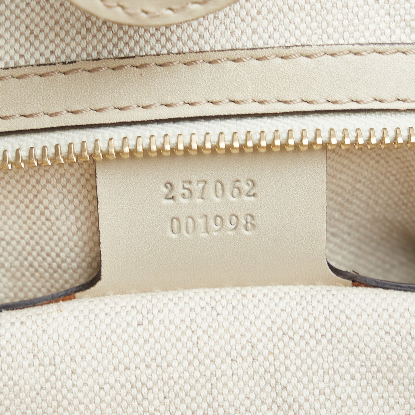 Beige Gucci GG Canvas Mayfair Tote Bag