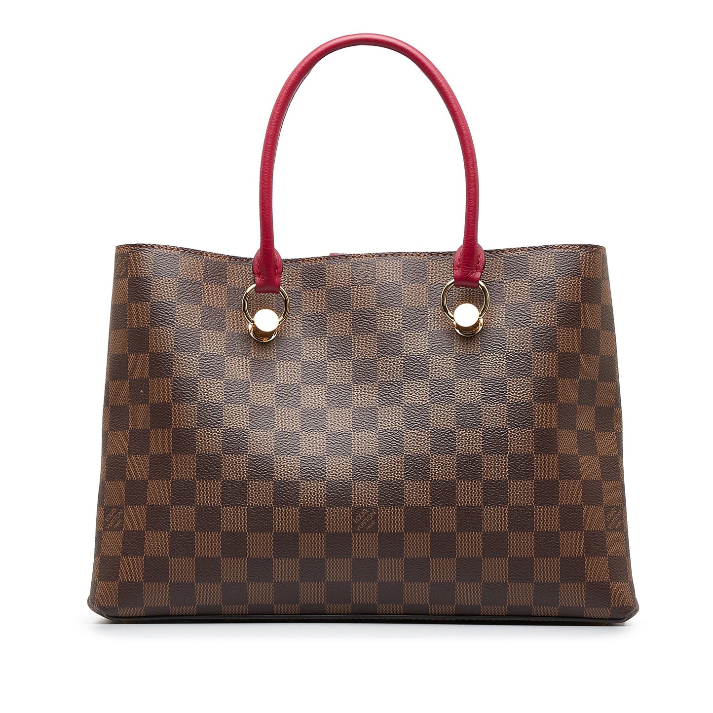 Brown Louis Vuitton Damier Ebene Riverside Tote Bag