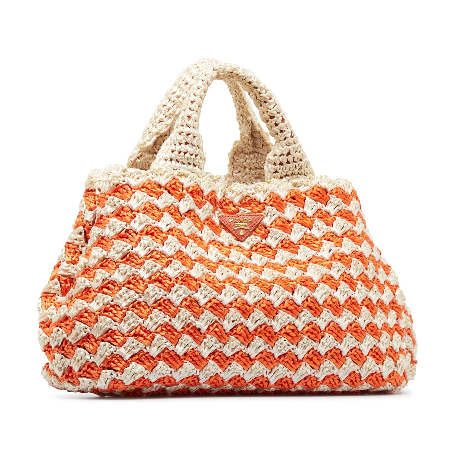 Prada Tote Bag Multicolor Raffia