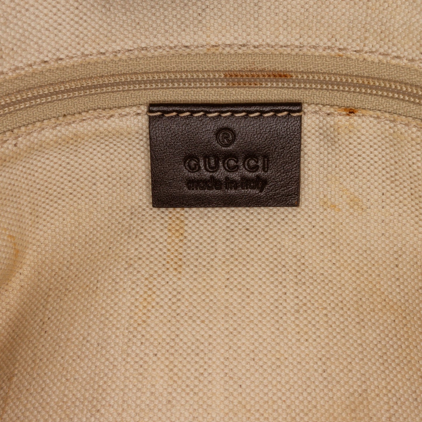 Beige Gucci GG Canvas Sukey Tote