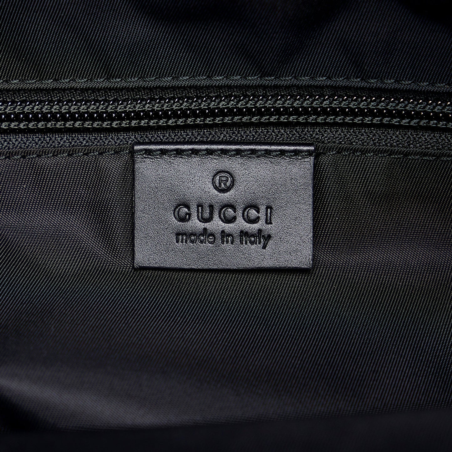 Gucci Web Fold Over Techno Backpack Black