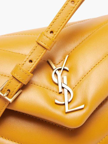 YSL LOULOU TOY QUILTED LEATHER CROSSBODY BAG