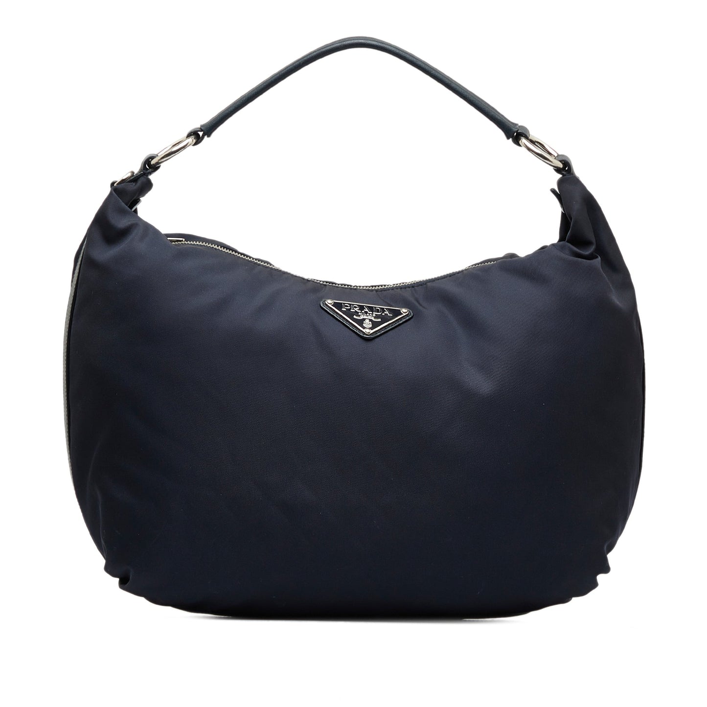 Prada Hobo Bag Blue Tessuto