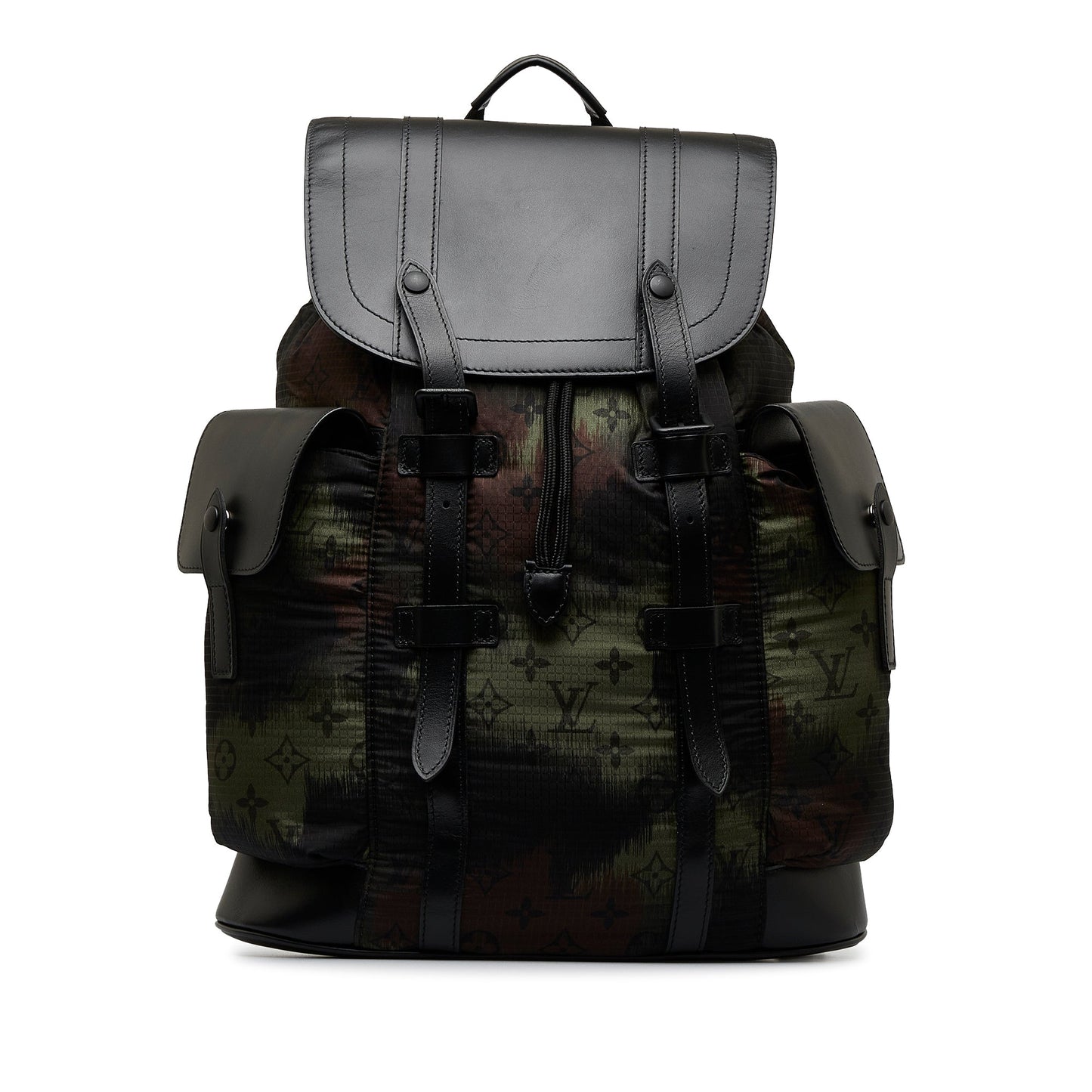 LOUIS VUITTON Monogram Camouflage Nylon Christopher PM Backpack