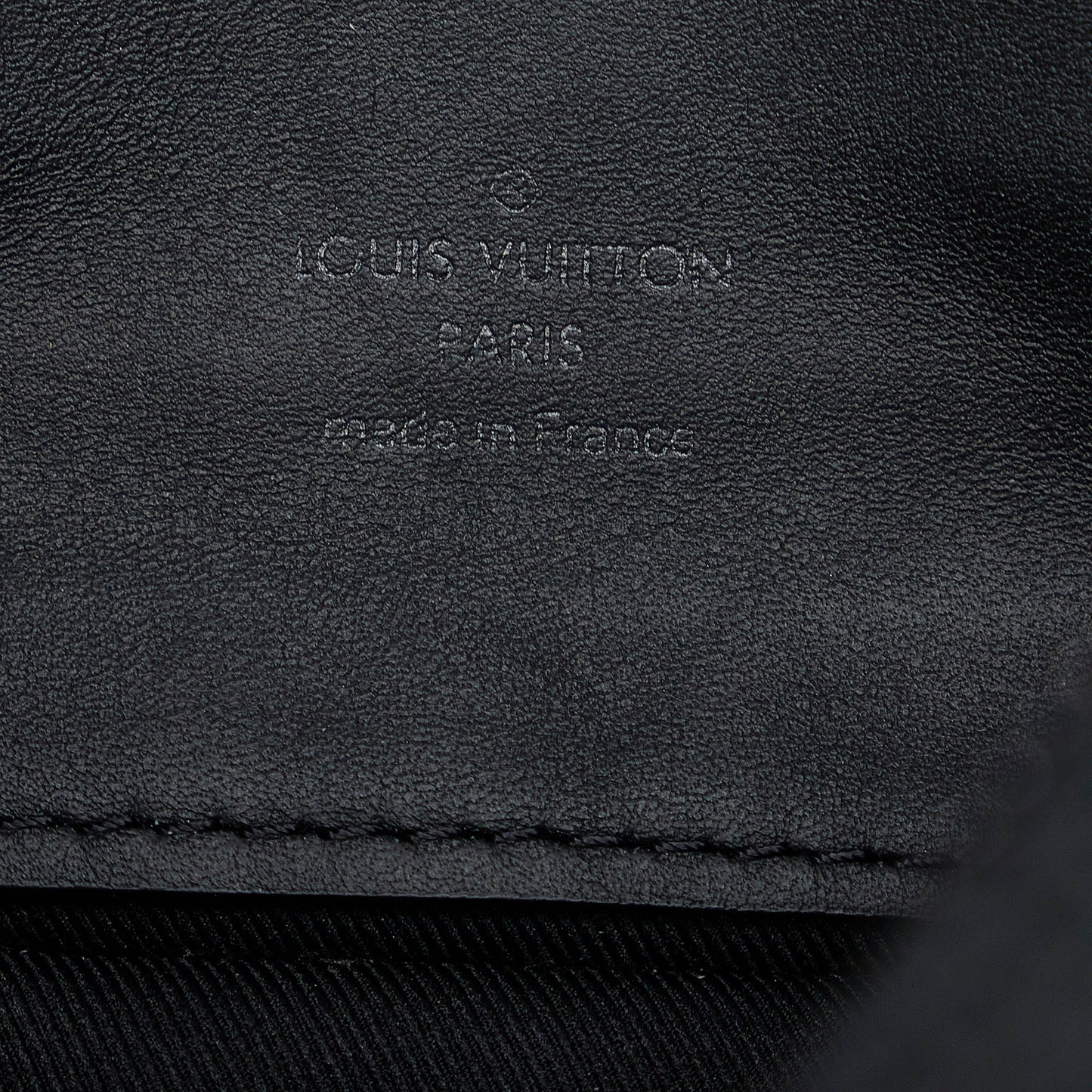 LOUIS VUITTON Monogram Taurillon Pochette Volga Clutch Bag