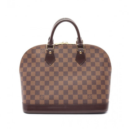 Louis Vuitton Vintage Damier Ebene Alma MM Handbag,Brown