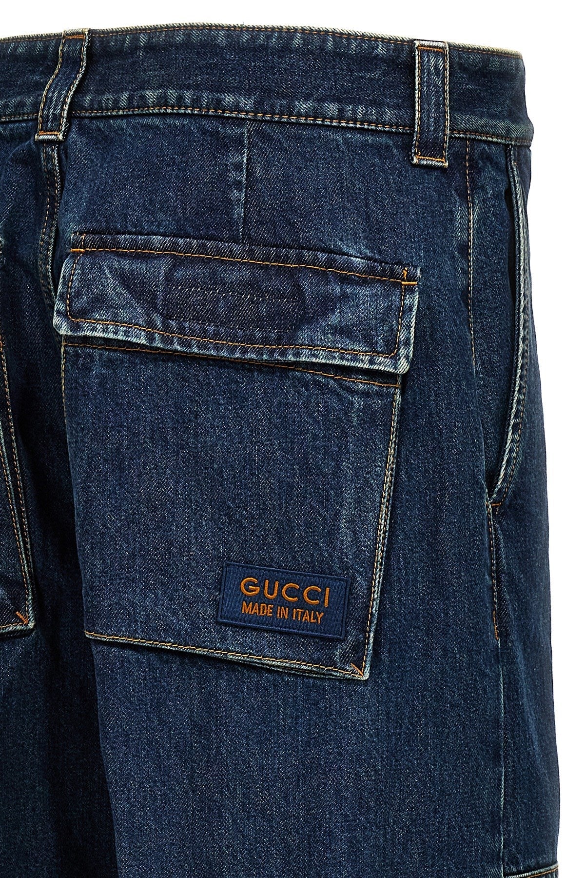 Gucci Men Cargo Jeans