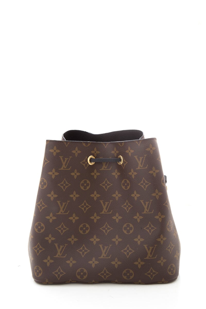 Louis Vuitton 2020 Brown & Black Monogram NeoNoe Bucket Bag