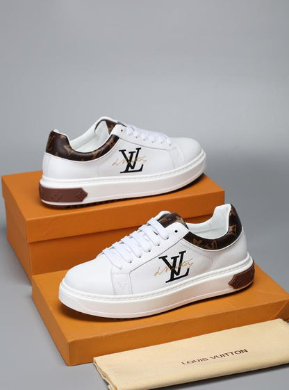 The Bags Vibe - Louis Vuitton White Brown Sneaker