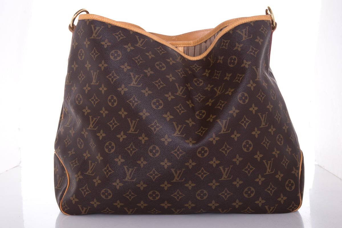 Louis Vuitton Brown Monogram Zipper Detail Hobo