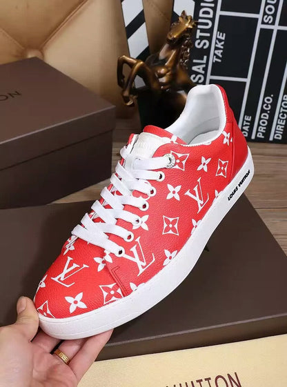 The Bags Vibe - Louis Vuitton Custom SP Red Sneaker