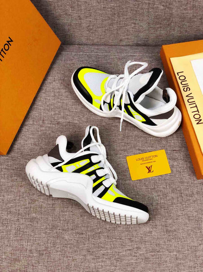 The Bags Vibe - Louis Vuitton Archlight Black White Yellow Sneaker