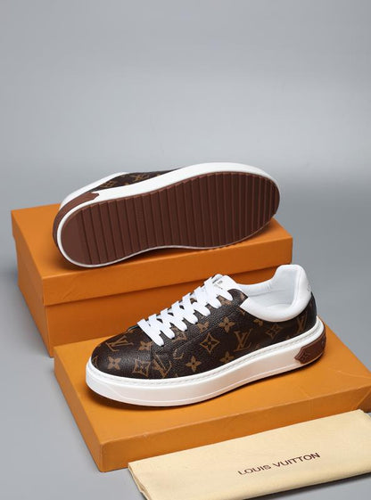 The Bags Vibe - Louis Vuitton Time Out Brown Sneaker