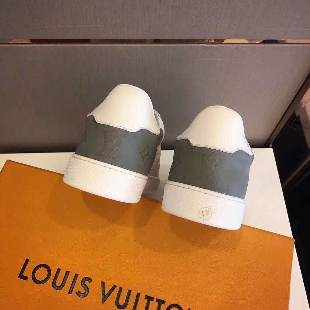 The Bags Vibe - Louis Vuitton Rivoli Low Gray White Sneaker