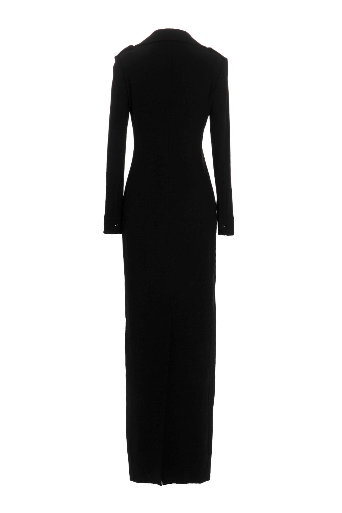 Saint Laurent Women Double Sablè Long Dress